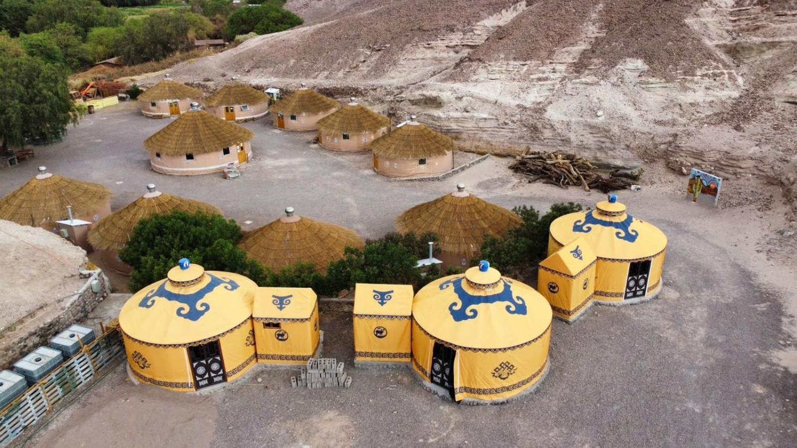 ホテル Altos De Quitor, Glamping サン・ペドロ・デ・アタカマ エクステリア 写真