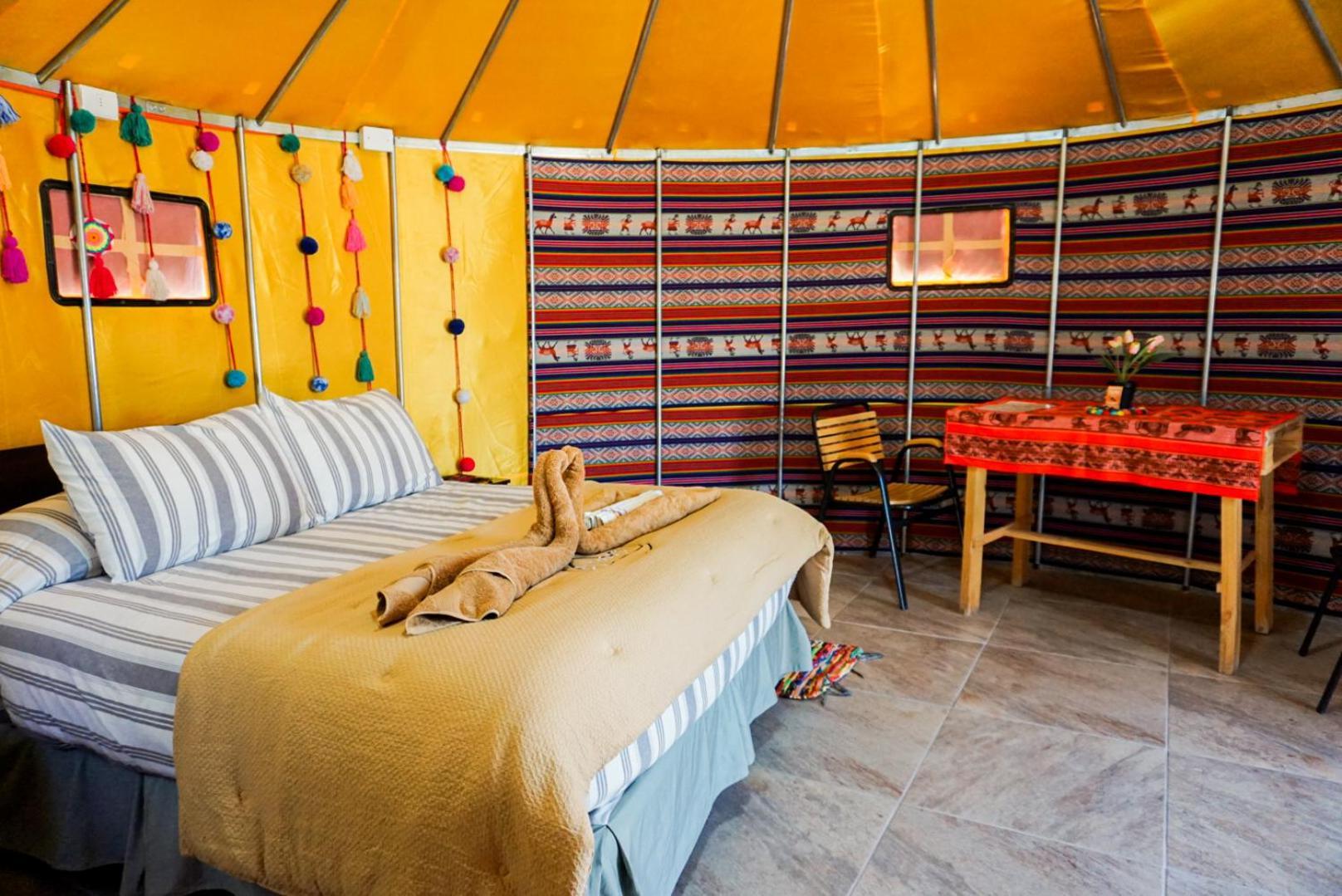ホテル Altos De Quitor, Glamping サン・ペドロ・デ・アタカマ エクステリア 写真